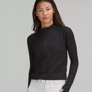 Rest Less Cropped Half Zip